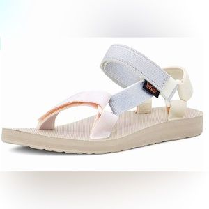 TEVA Women's Size 8 Comfortable Quick-Drying Casual Sport Sandal Metallic